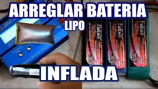 How to Fix a Fat Lipo battery in Spanish (Very Graphic)