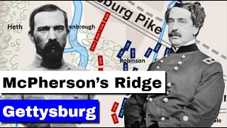 McPherson's Ridge Animated Battle Map