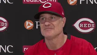 Reds skipper David Bell explains what happened with Elly De La Cruz's bat after 9-2 win in DC