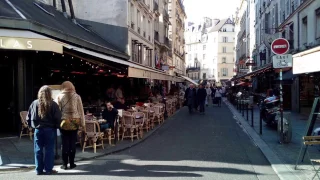 Field recording - Cafe terrace in Paris (Binaural)