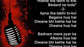 Badnam mere pyar ka - Anup Jalota -  Ghazal -Full karaoke