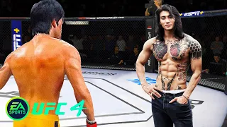 UFC4 Bruce Lee vs Paing Takhon EA Sports UFC 4 PS5 Super Fight