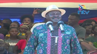 "Akileta hiyo pesa chukueni maanake hiyo pesa ni yenu ambayo wameiba" ~ Raila Odinga