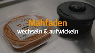 Mähfäden für Motorsensen oder Trimmer wechseln & aufwickeln