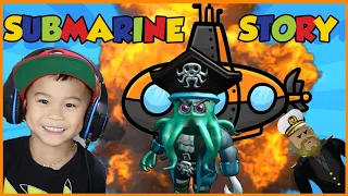 ROBLOX Submarine Story Gameplay! Told by the Captain In Real Life! Kaven Roblox Reviews