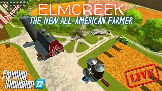 THE NEW ALL AMERICAN FARMER - LIVE Gameplay Episode 9 - Farming Simulator 22