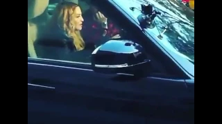 Madonna filming the Carpool Karaoke