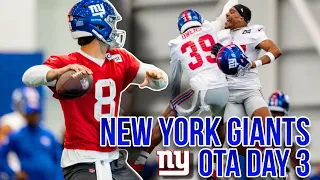 SO MUCH NEW INFO! 📝 | 2024 New York Giants OTA Day 3