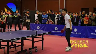 Zhang Jike training in 2021