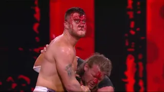 Mjf pushes Chris Jericho off of a steel cage: BLOOD AND GUTS May 5 2021