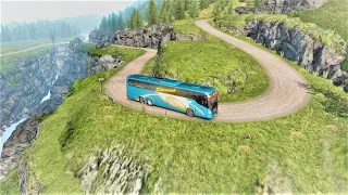 Scania Thrilling Bus Driving | Euro Truck Simulator 2 With Bus Mod | Most Dangerous Mountain Roads