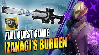 Destiny 2 | How to Get The Izanagi's Burden Exotic Sniper! FULL Lost & Found Quest Guide