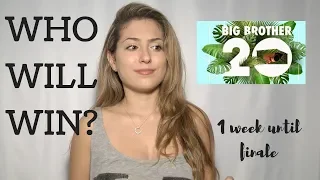 WHO WILL WIN BB20? 1 Week Until Finale