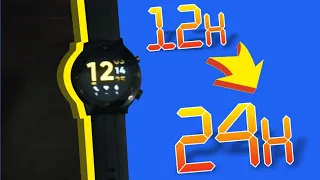 Realme Watch S настройка 24 часового формата, очень просто
