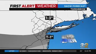 First Alert Weather: Tracking snow tomorrow