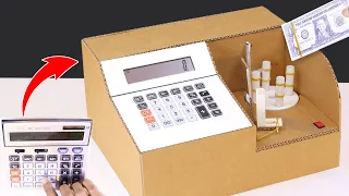 How To Make Money Counting Machine From Calculator ! DIY Money Counting Machine