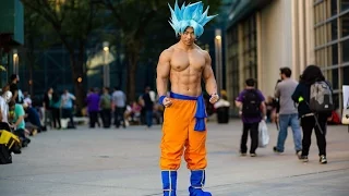 NEW YORK COMIC CON 2016 DAY #1 | SS BLUE GOKU COSPLAY