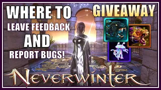 Best Place to Interact with Game Devs (feedback+bugs) Win Rainbow Panther/Tiger/Flumph - Neverwinter