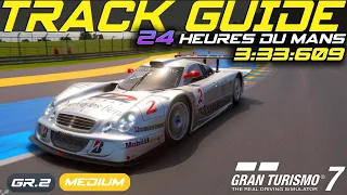 Gran Turismo 7 | 24 Heures du Mans Racing Circuit Track Guide | Mercedes-Benz CLK-LM