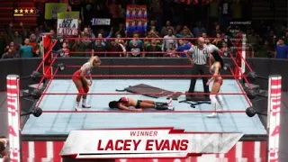 PWG Fury Women's Fortune Qualifier Lacey Evans vs Nikki Bella vs Ronda Rousey vs Peyton