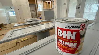 Painting my Kitchen Cabinets With  BIN Primer