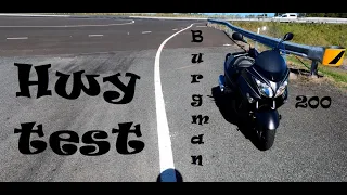 Burgman 200 highway test