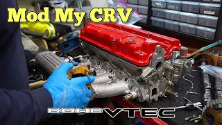 B20 VTEC Build Guide : B16 Cylinder Head = 8k Rpm Screaming Honda / Mod My CRV RD1