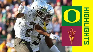 Oregon Football vs Arizona State | GAME HIGHLIGHTS (2023)