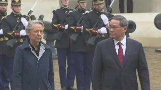French PM Borne welcomes Chinese Premier Li Qiang in Paris | AFP