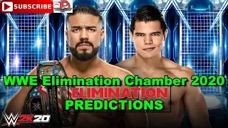 WWE Elimination Chamber 2020 United States Championship Andrade vs Humberto Carrillo Predictions