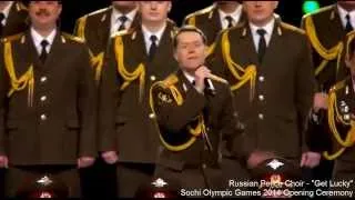 Russian Police Choir Sings "Get Lucky" Double SPEED, Funny :)