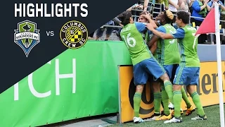 HIGHLIGHTS: Seattle Sounders FC vs Columbus Crew SC