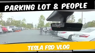 Tesla FSD VLog: Leaving a Parking Lot and Navigating Tight Turns | An Honest Review 6/3/23