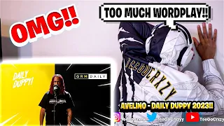 UK WHAT UP🇬🇧!!! GLITCHY OVERLOAD!!!! Avelino - Daily Duppy | GRM Daily 2023 (REACTION)