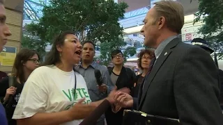 Pat Martin's confrontation with audience member after Downtown Winnipeg eleciton forum