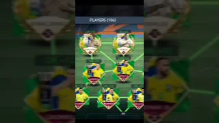 Showing My 121 OVR Brazil 🌈team.watch full for squad😈 #fifa #fifa23 #fifa21 #brazil #support #edit