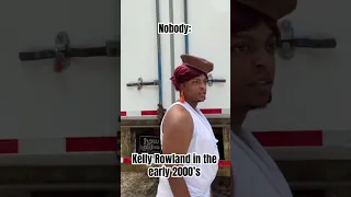 Kelly Rowland & a A 2000’s red Dilemma bob. #comedy #KellyRowland #Nelly #shorts