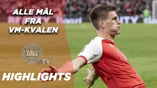 Hvem har lavet det bedste mål i VM-kvalen I Andreas Skov Olsen, Joakim Mæhle, Martin Braithwaite...?