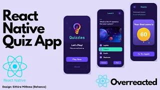 React Native Quiz App || Beginner Resume Project || Javascript React React Native