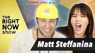 Wet Head Challenge vs. Matt Steffanina | The Right Now Show | MeganBatoon