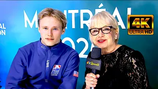 Ilia MALININ🇺🇸NBC Interview Talks 6 Quads & Winning Worlds (NBC.4K)