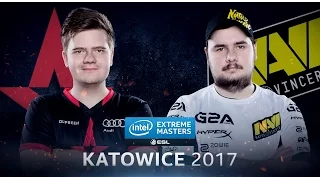 CS:GO - Astralis vs. Na'Vi [Nuke] Map 2 - Quarterfinal - IEM Katowice 2017