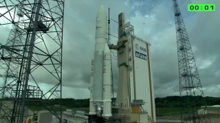 Launch of Heavy Lift Ariane 5 with Star One D1 & JCSAT-15 (VA-234)