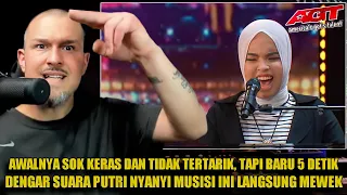 LANGSUNG MEWEK !! AWALNYA SOK KERAS, TAPI SETELAH DENGAR PUTRI NYANYI MUSISI INI LANGSUNG MEWEK