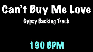 Can’t Buy Me Love - Gypsy Jazz Backing Track 190 BPM - Django Reinhardt