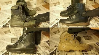 Что я ношу на коп - моя военная обувь - берцы Германия и другое
