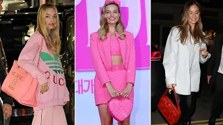 9 of MARGOT ROBBIE'S BEST Designer Bags 🔥 THEY'RE BARBIE PERFECT!