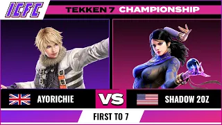 AyoRichie vs Shadow 20z | ICFC Championship: TEKKEN 7 Tournament | Round Robin FT7