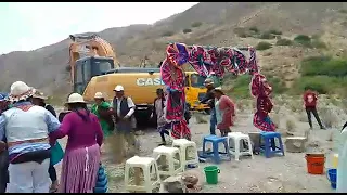 Actos de entrega e inicio de proyectos en el área rural de Bolivia.