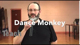 BEGINNER LINE DANCE LESSON 76 - Dance Monkey - Part 1 - Full teach